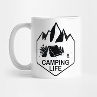 Camping Mountain Mug